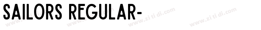 Sailors Regular字体转换